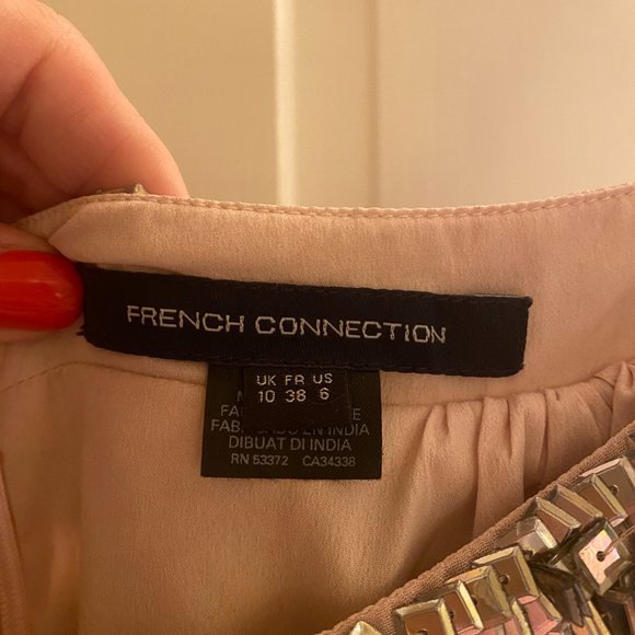 French Connection Shimmer Skirt - sz. 6 - Picture 3 of 4